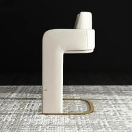 Italian High Stool – Adjustable Backrest Kitchen Counter Chair-MinimalisticDecor.com