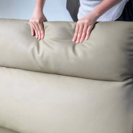Italian Leather Sectional Sofa Set with Recliner-MinimalisticDecor.com