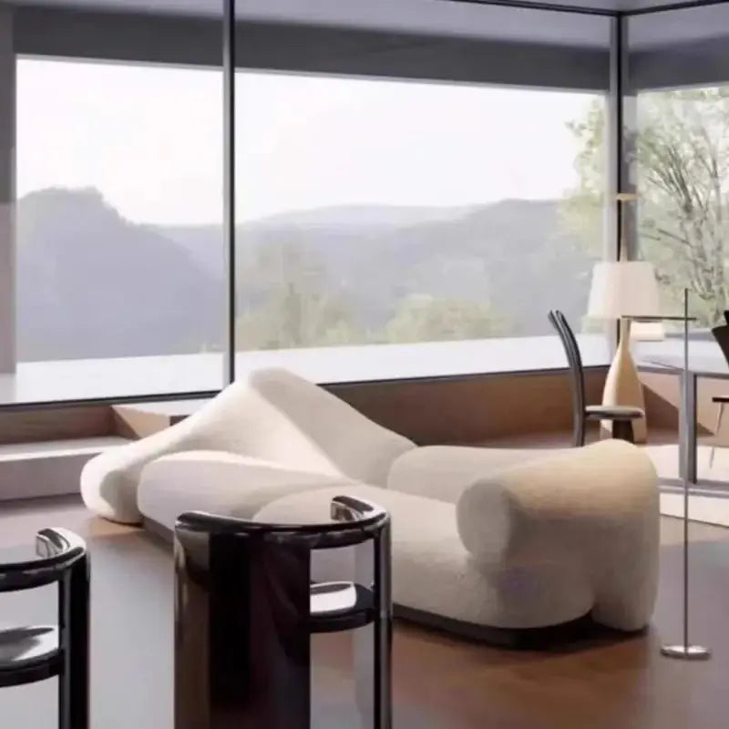 Italian minimalist Curved Sofa Set-MinimalisticDecor.com