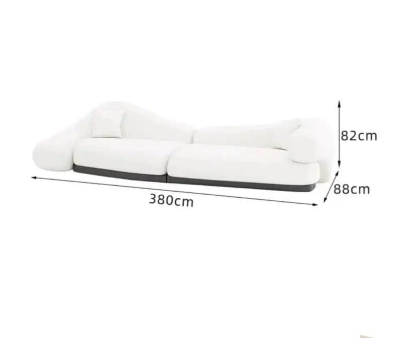 Italian minimalist Curved Sofa Set-MinimalisticDecor.com