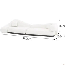 Italian minimalist Curved Sofa Set-MinimalisticDecor.com