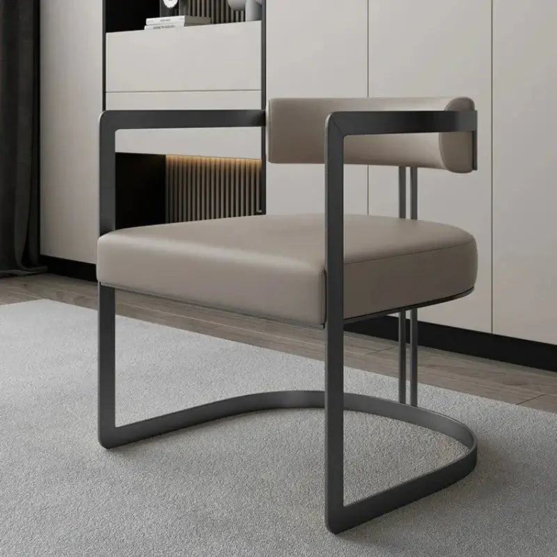 Italian Minimalist Light Luxury Dining Chair-MinimalisticDecor.com
