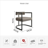 Italian Minimalist Light Luxury Dining Chair-MinimalisticDecor.com