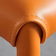 Italian Minimalist Saddle Leather Dining Chair-MinimalisticDecor.com