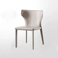 Italian Minimalist Saddle Leather Dining Chair-MinimalisticDecor.com