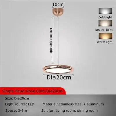 Italian Round Pendant Lighting for Kitchen Island-MinimalisticDecor.com