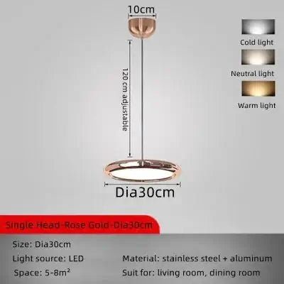Italian Round Pendant Lighting for Kitchen Island-MinimalisticDecor.com