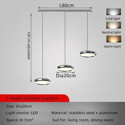 Italian Round Pendant Lighting for Kitchen Island-MinimalisticDecor.com