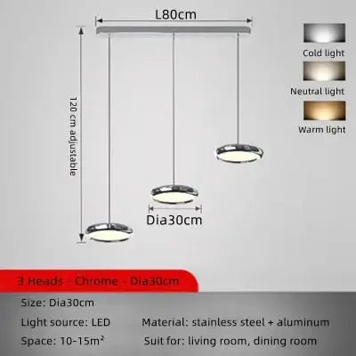 Italian Round Pendant Lighting for Kitchen Island-MinimalisticDecor.com
