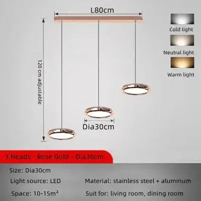 Italian Round Pendant Lighting for Kitchen Island-MinimalisticDecor.com