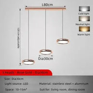 Italian Round Pendant Lighting for Kitchen Island-MinimalisticDecor.com