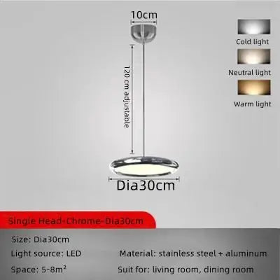 Italian Round Pendant Lighting for Kitchen Island-MinimalisticDecor.com
