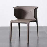 Italian Saddle Leather Luxury Dining Chair-MinimalisticDecor.com