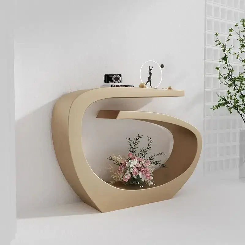 Italian Slimline End Console Table-MinimalisticDecor.com