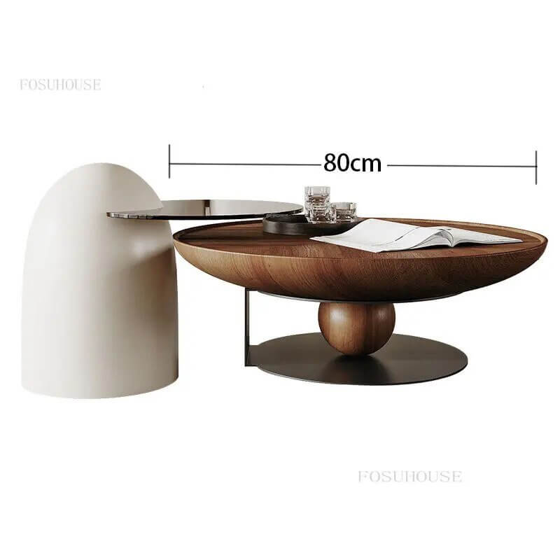 Italian Solid Wood Coffee Table-MinimalisticDecor.com