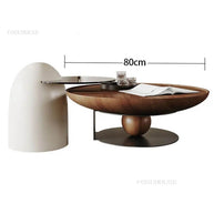 Italian Solid Wood Coffee Table-MinimalisticDecor.com