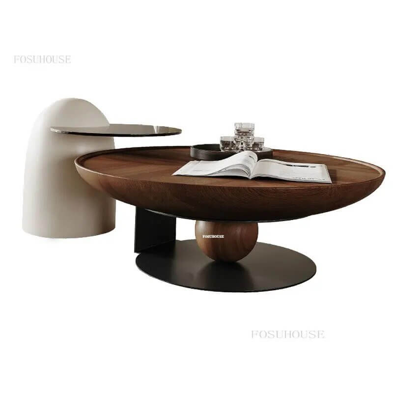 Italian Solid Wood Coffee Table-MinimalisticDecor.com