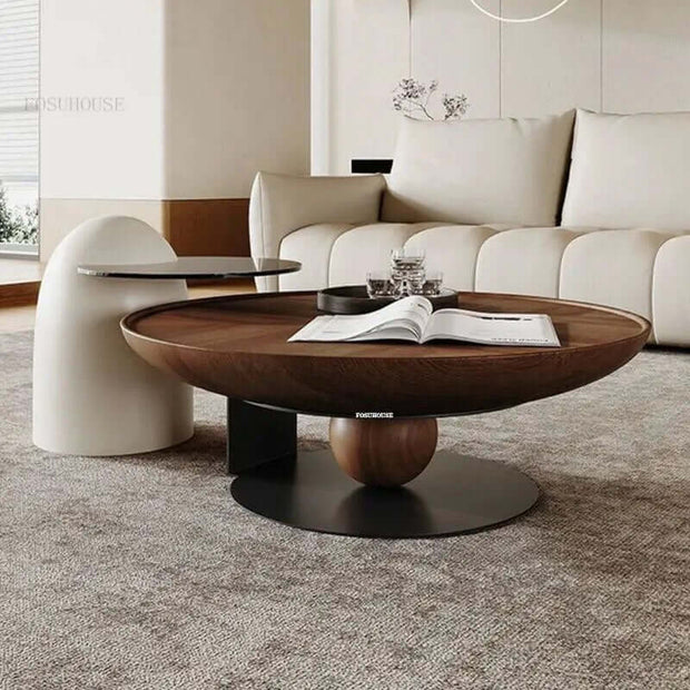Italian Solid Wood Coffee Table-MinimalisticDecor.com