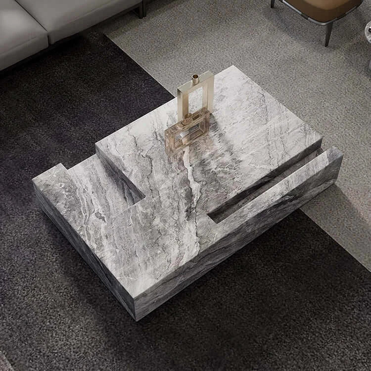 Italian Style Minimalist Marble Coffee Table-MinimalisticDecor.com