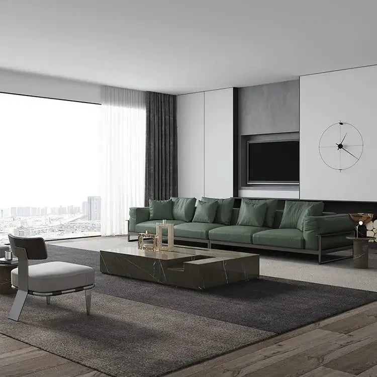 Italian Style Minimalist Marble Coffee Table-MinimalisticDecor.com