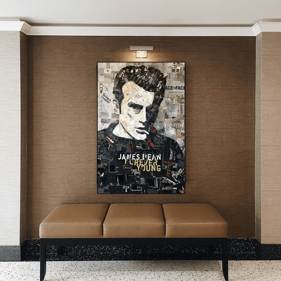 James Byron Dean Canvas Art: Authentic and Timeless-MinimalisticDecor.com