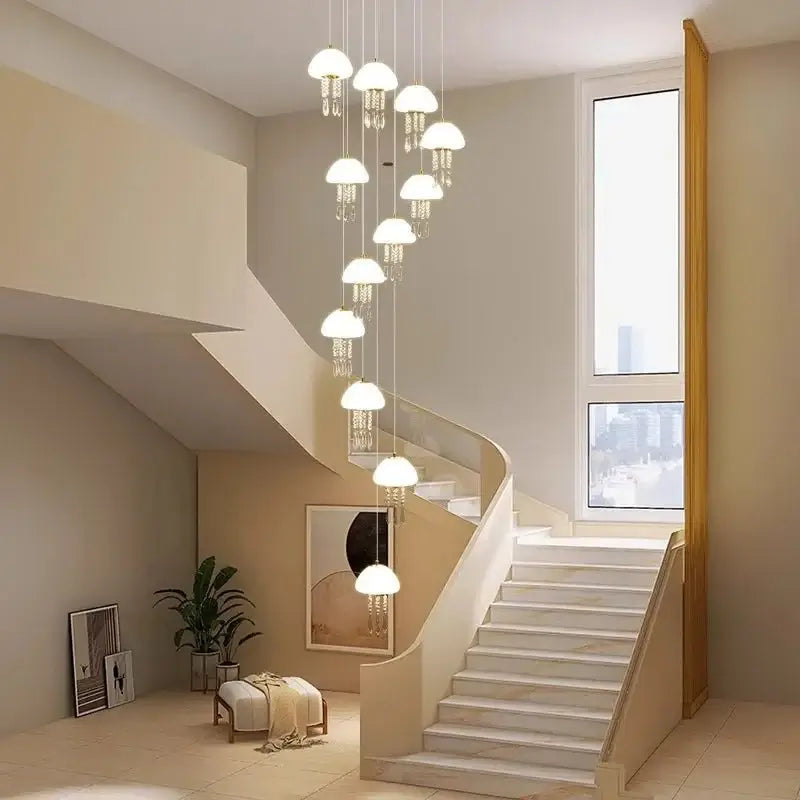 Jelly Fish Staircase Chandelier Lighting Decor-MinimalisticDecor.com