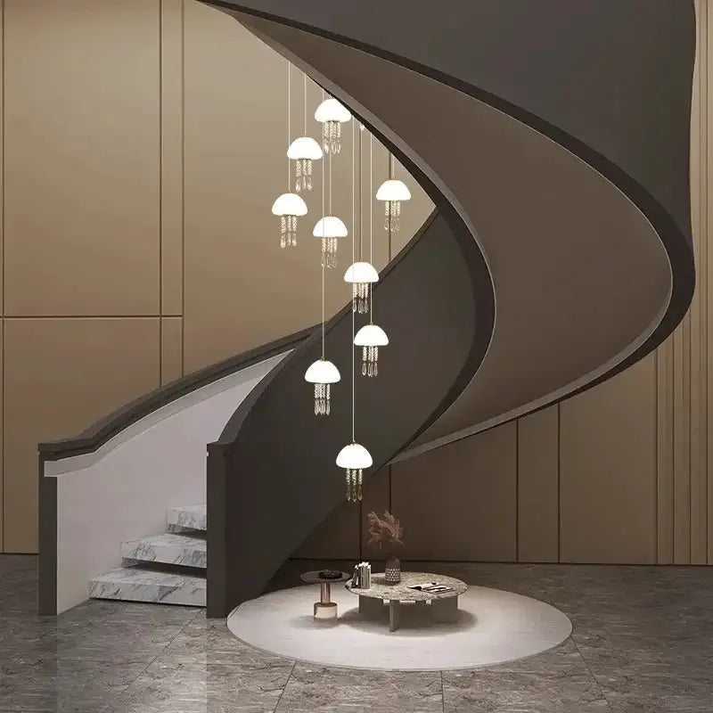 Jelly Fish Staircase Chandelier Lighting Decor-MinimalisticDecor.com