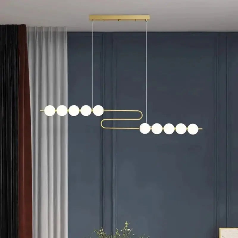 Jewel Globes Kitchen Island Hanging Chandelier-MinimalisticDecor.com