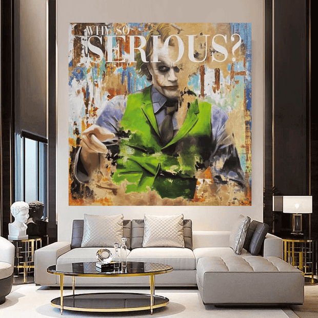 Joker Canvas Wall Art - Quirky and Exquisite Home Decor-MinimalisticDecor.com