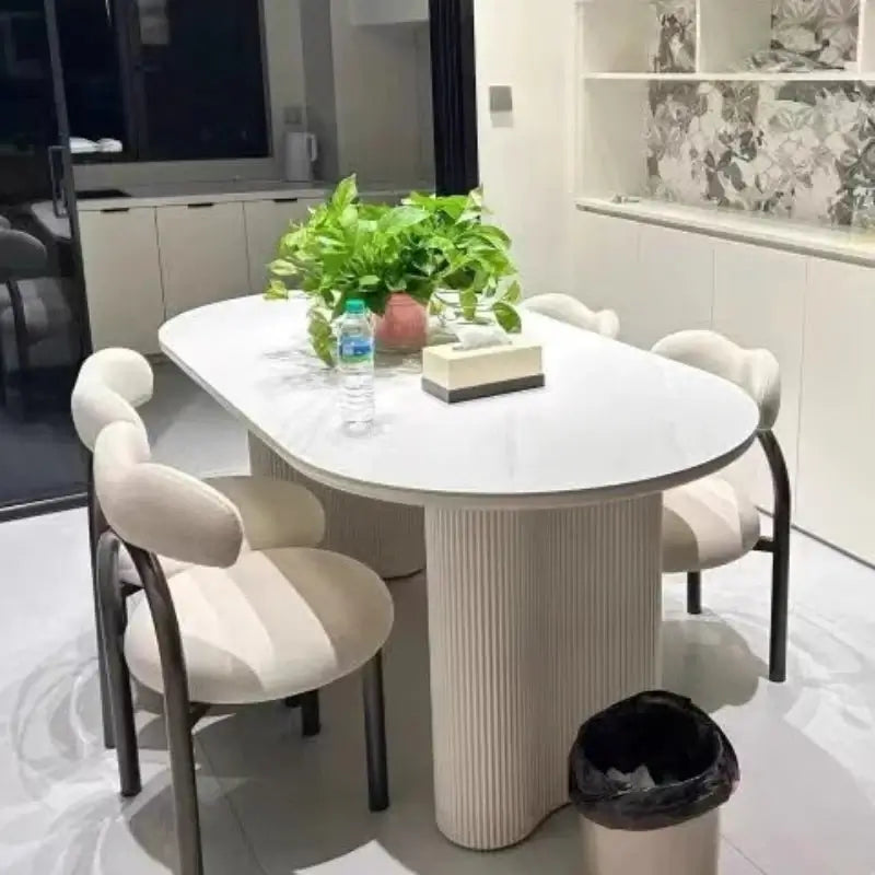 Juego Ceramic Dining Table Set – Sleek, Durable, and Timeless Elegance-MinimalisticDecor.com