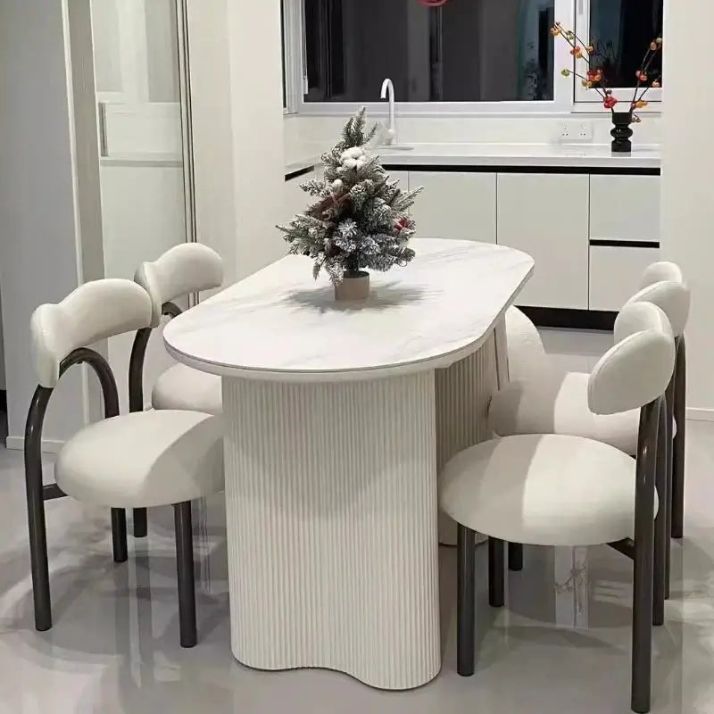 Juego Ceramic Dining Table Set – Sleek, Durable, and Timeless Elegance-MinimalisticDecor.com
