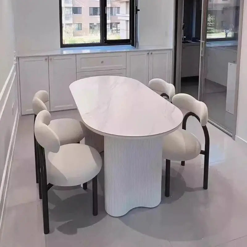 Juego Ceramic Dining Table Set – Sleek, Durable, and Timeless Elegance-MinimalisticDecor.com