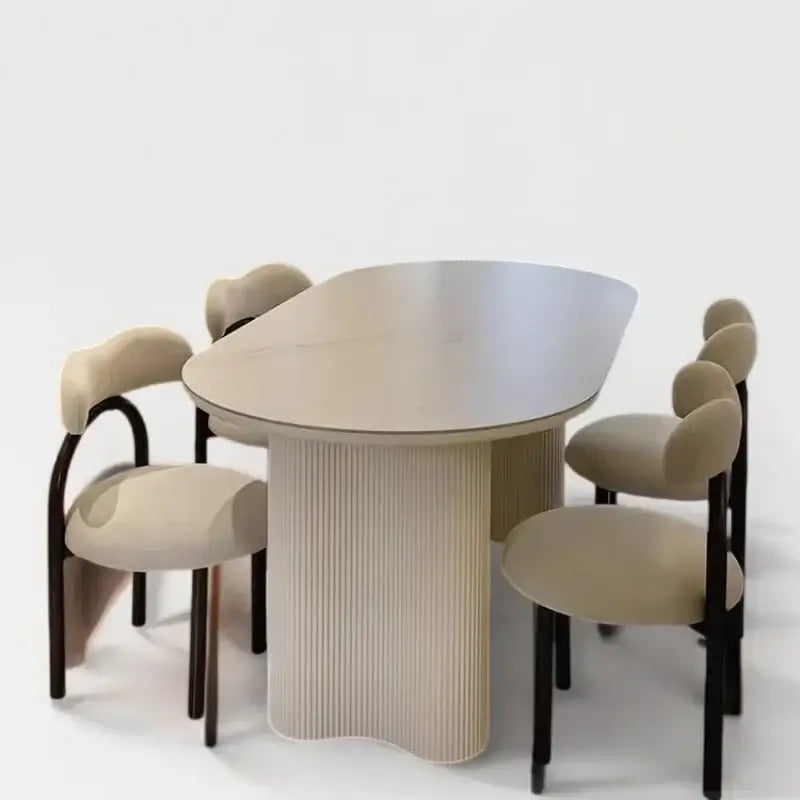 Juego Ceramic Dining Table Set – Sleek, Durable, and Timeless Elegance-MinimalisticDecor.com
