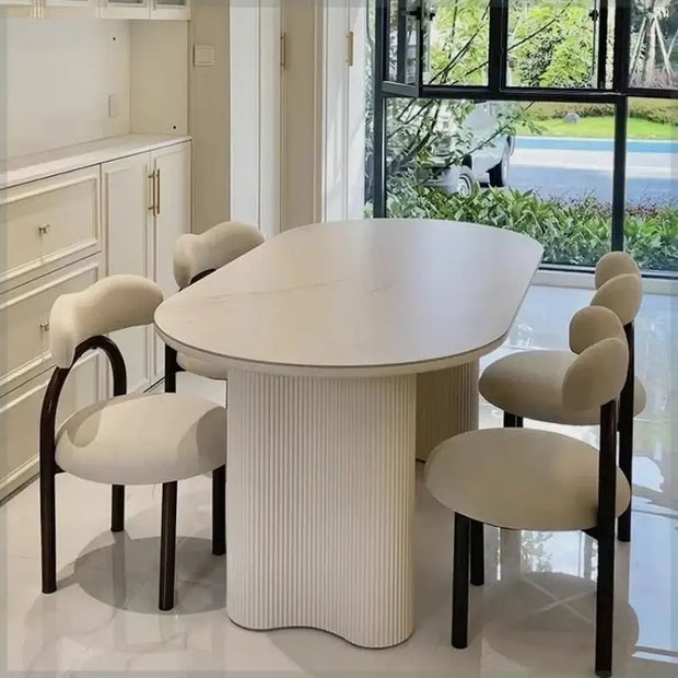 Juego Ceramic Dining Table Set – Sleek, Durable, and Timeless Elegance-MinimalisticDecor.com