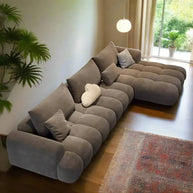Juego Stretch Puffs Sectional Sofa Set-MinimalisticDecor.com