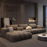 Juego Stretch Puffs Sectional Sofa Set-MinimalisticDecor.com