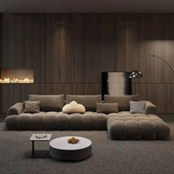Juego Stretch Puffs Sectional Sofa Set-MinimalisticDecor.com