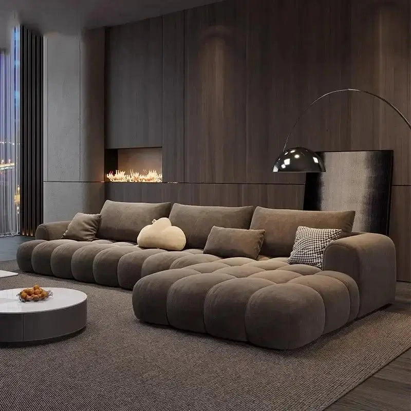Juego Stretch Puffs Sectional Sofa Set-MinimalisticDecor.com