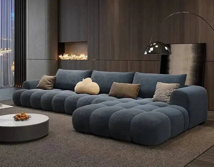 Juego Stretch Puffs Sectional Sofa Set-MinimalisticDecor.com