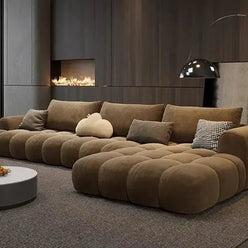 Juego Stretch Puffs Sectional Sofa Set-MinimalisticDecor.com