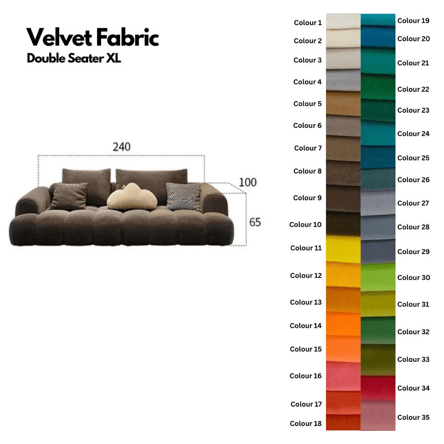 Juego Stretch Puffs Sectional Sofa Set-MinimalisticDecor.com