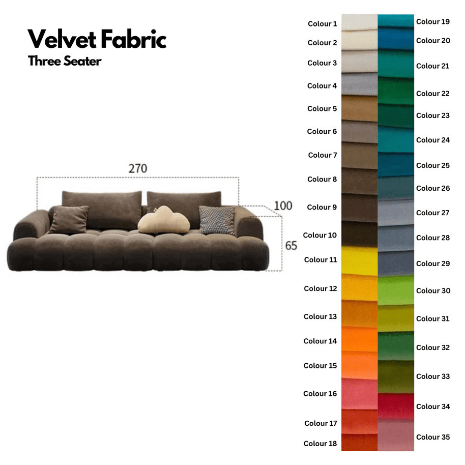 Juego Stretch Puffs Sectional Sofa Set-MinimalisticDecor.com