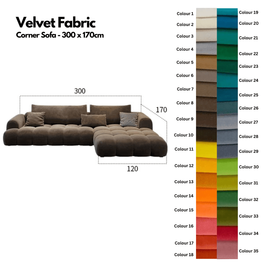 Juego Stretch Puffs Sectional Sofa Set-MinimalisticDecor.com
