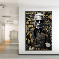 Karl Canvas Wall Art: The Fashion Icon Exquisite Décor-MinimalisticDecor.com