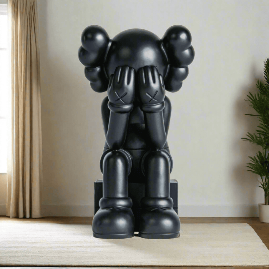 KAWS Bronze Passing Through Statue-MinimalisticDecor.com