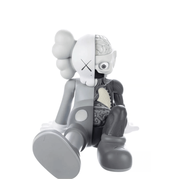 KAWS Companion Resting place Gray Statue-MinimalisticDecor.com