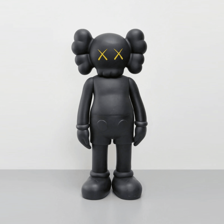 KAWS Four 4 Foot Companion Matt Black-MinimalisticDecor.com
