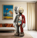 KAWS Four Foot Dissected Mix Companion-MinimalisticDecor.com
