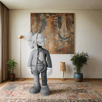 KAWS Four Foot Dissected Mix Grey Companion-MinimalisticDecor.com
