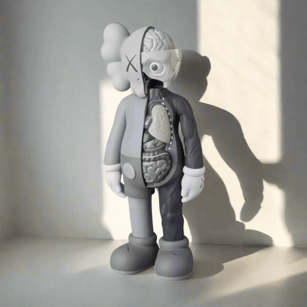 KAWS Four Foot Dissected Mix Grey Companion-MinimalisticDecor.com